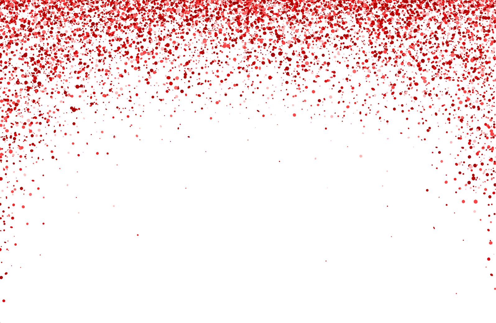 Red Confetti Glitter